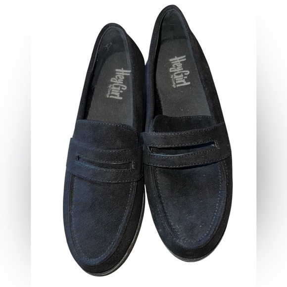 NWOB Hey Girl by Corkys Slip On Black Loafers Shoes size 8 - Picture 1 of 8